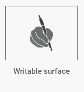 Writable surface